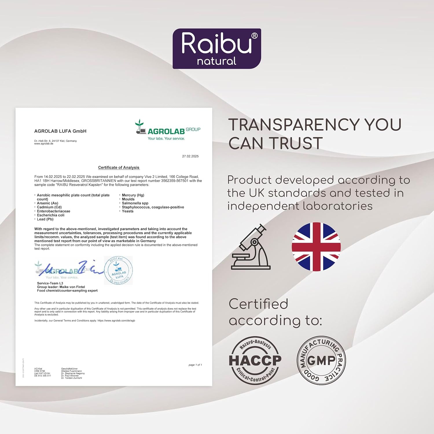 Resveratrol Supplement - 98% Pure Trans Resveratrol - Highly Bioavailable & Enhanced Absorption with Piperine - 525 Mg per Capsule, 60 Servings - Antioxidant Support