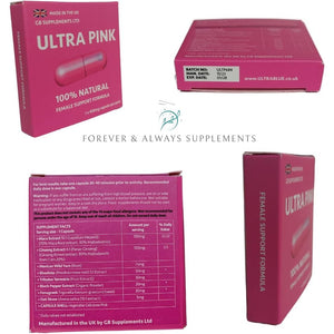 3 X Ultra Blue & Ultra Pink Sex Tablets for Men and Women Bundle - Strong Natural Sex Enhancers for Couples! Libido, Endurance & Sex Drive Support! Contains Maca, Ginseng