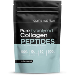 GN Collagen Peptides Powder | Hydrolyzed Bovine Collagen Powder - 500G Collagen-Supplements Halal & Kosher | Unflavoured & Unsweetened Collagen Supplements for Women & Men with Essential Amino Acids