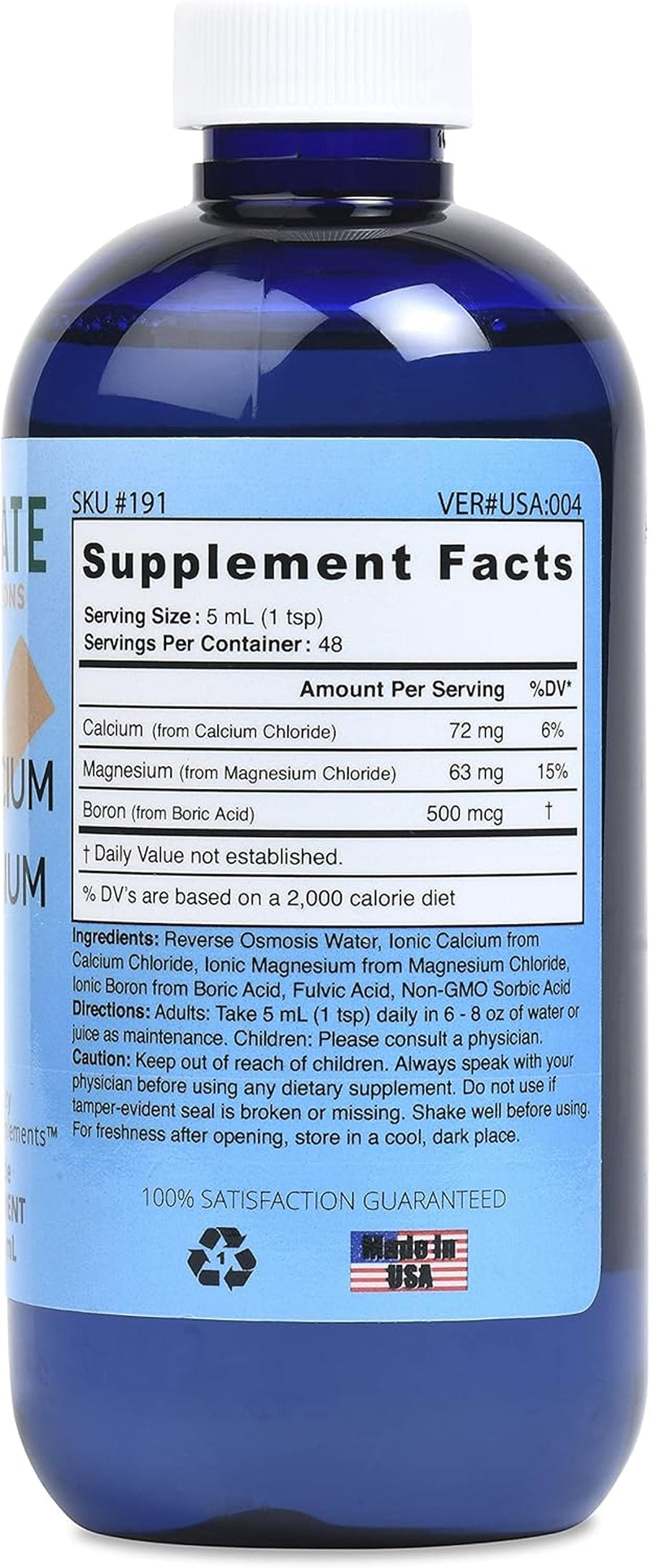 Good State | Ionic Calcium & Magnesium | Natural | Nano Sized Mineral Technology | Professional Grade | Supports Healthy Absorption of Minerals Levels | 48 Servings | 8 Fl Oz Bottle