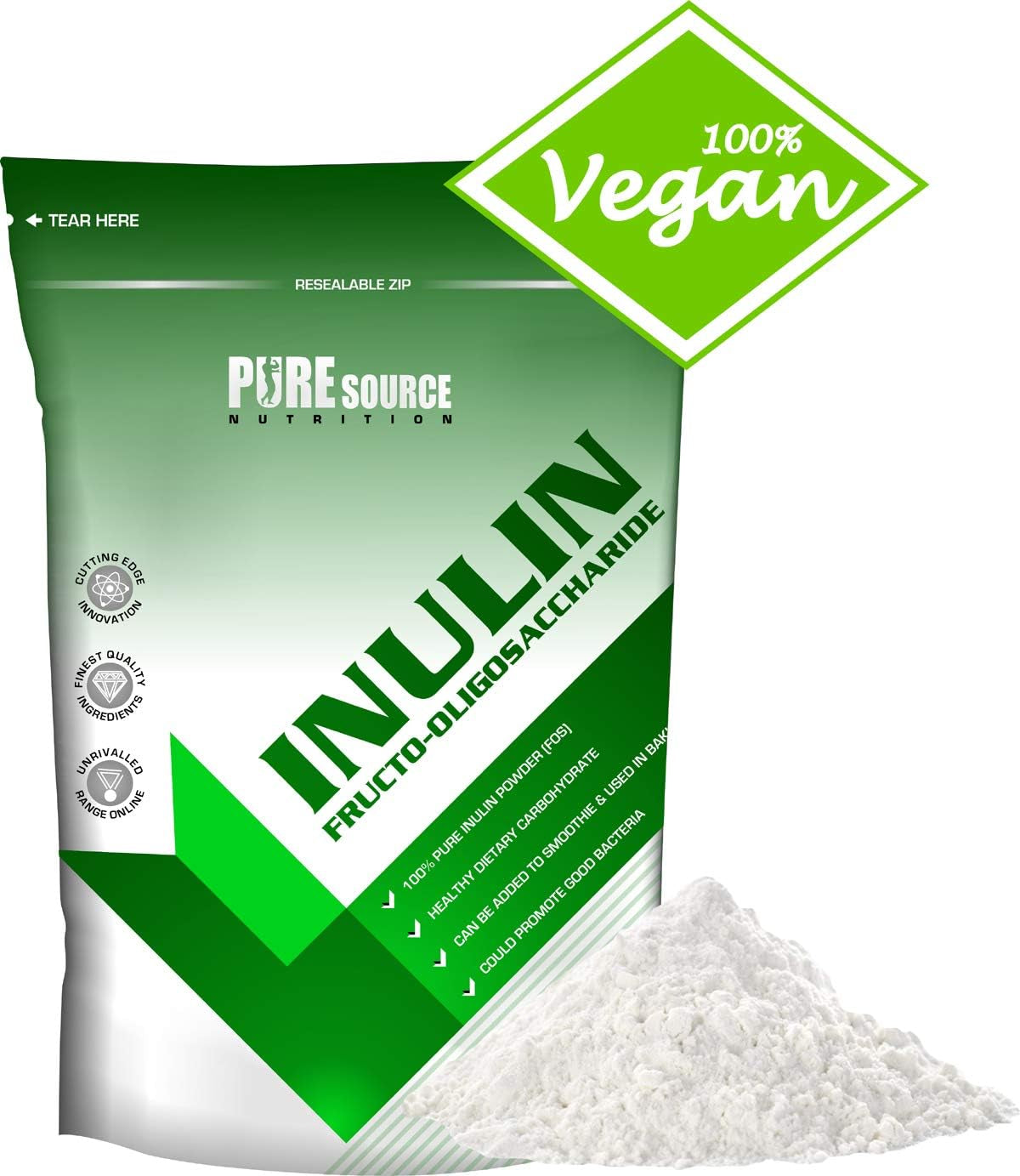 PSN Inulin Instant, Unflavoured, Pouch, 1Kg