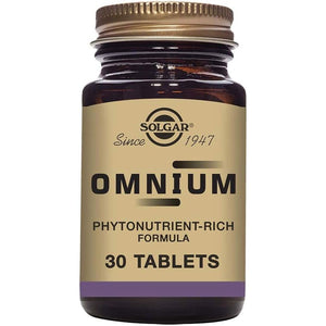 Solgar Omnium Multivitamin Tablets - Rich in Antioxidants and Minerales - Vitamines A, B, C, D, E & K - Health Supplement - Ideal for Athletes - Helps against Fatigue - Pack of 30