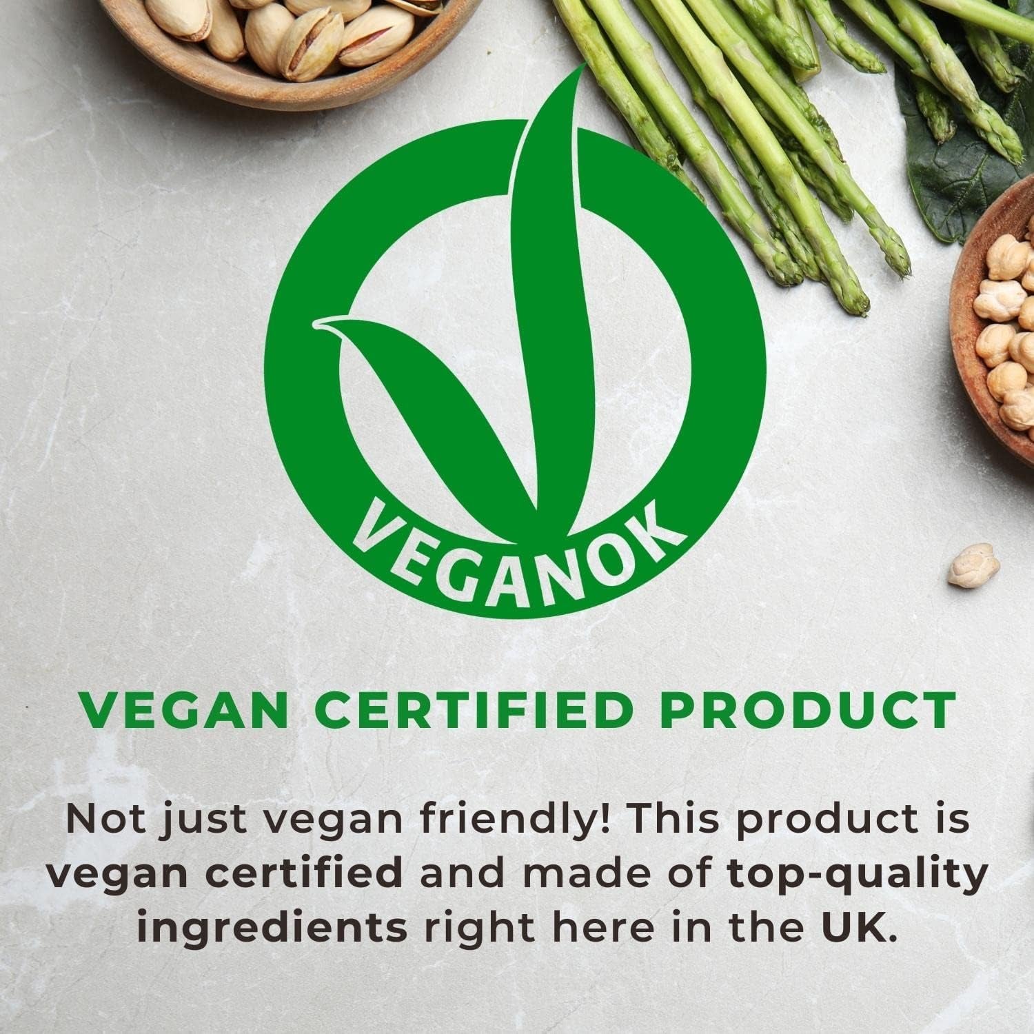 Epsilon Magnesium Glycinate Supplements - Chelated Mg Bisglycinate Supplement - 120 Easy to Take Vegan Capsules - 500Mg Unbuffered Magnesium-Glycinate per Capsule - Uk-Made