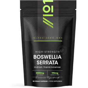 Boswellia Serrata Extract 3000Mg – 65% Boswellic Acid (150Mg per Capsule) - 90 Capsules (2 Months Supply) – Resealable and Recyclable Pouch by Alpha01