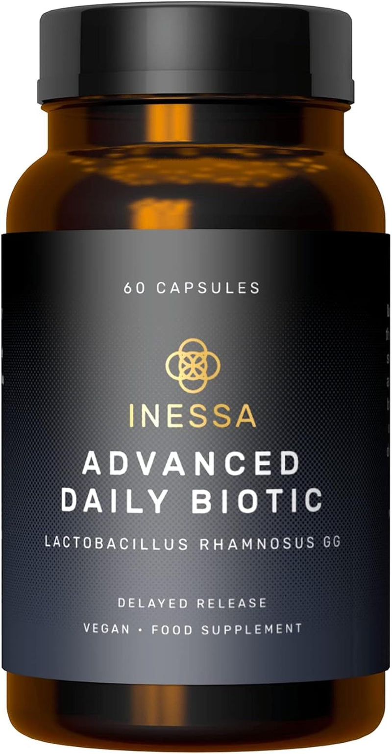 Probiotics Lactobacillus Rhamnosus GG | 60 Daily Vegan Capsules | the Most Scientifically Studied Strain Globally, with the Greatest Level of Clinical Documentation