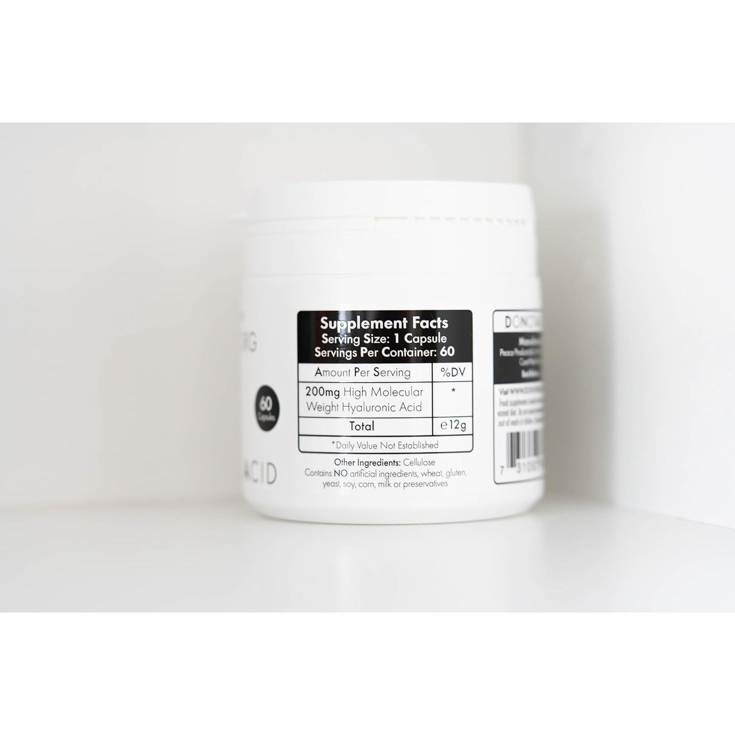 Do Not Age Pure Hyaluronic Acid | 60 Capsules