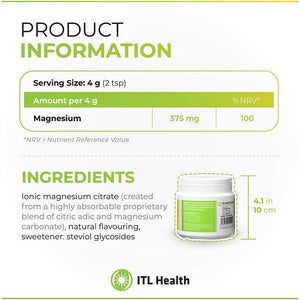 MAG365 Magnesium with Exotic Lemon Food Supplement, 150 G