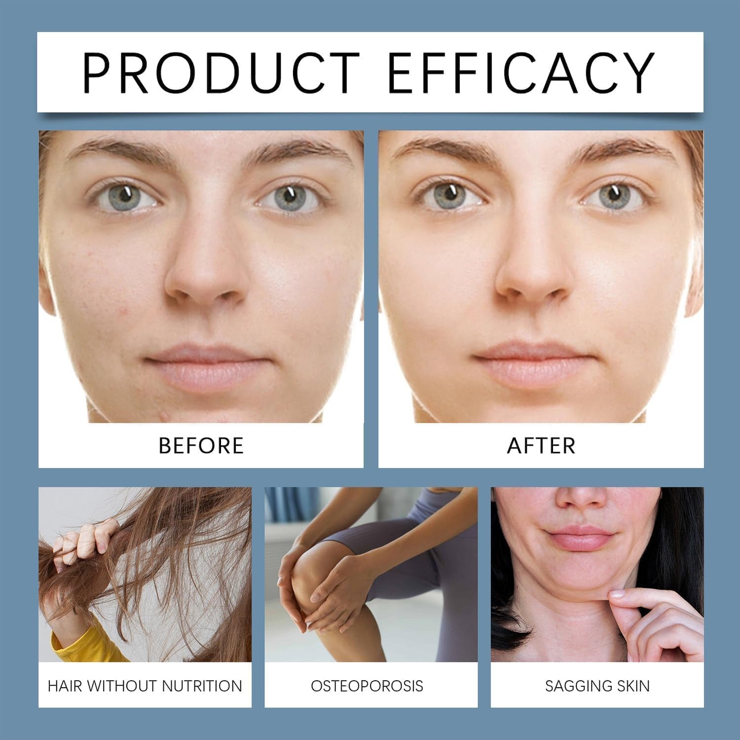 DEJIN Hyaluronic Acid Powder, Pure Hyaluronic Acid Powder for Face, Low Molecular Weight, Water Soluble Hydrating Ingredient for Skin Moisture, DIY Facial Serum, 100G