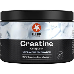 Maxinutrition 100 Percent Creatine Monohydrate, (Creapure) 250G, High Dose and Pure Creatine Powder for Maximum Performance during Your Training, Unflavoured