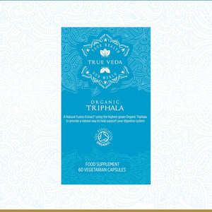 Organic Triphala Capsules - Certified Organic by Soil Association | Potency Due to Natural Fusion Extract | 100% Natural Supplement | Vegan & Vegetarian Friendly | Ayurveda | 60 Tablets | Made in UK