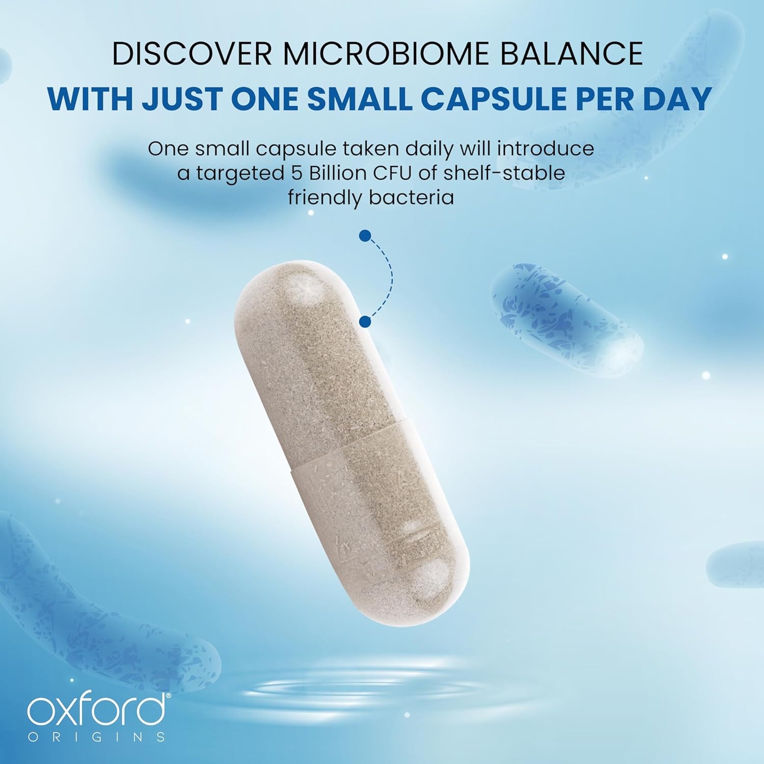 Advanced Probiotics for Gut Health | Made in the UK | Scientifically Formulated Pre & Probiotic Gut Health Supplements | Capsules with 5 Billion Bacterial Cultures, 100 Billion Cfu/G | 60 Capsules