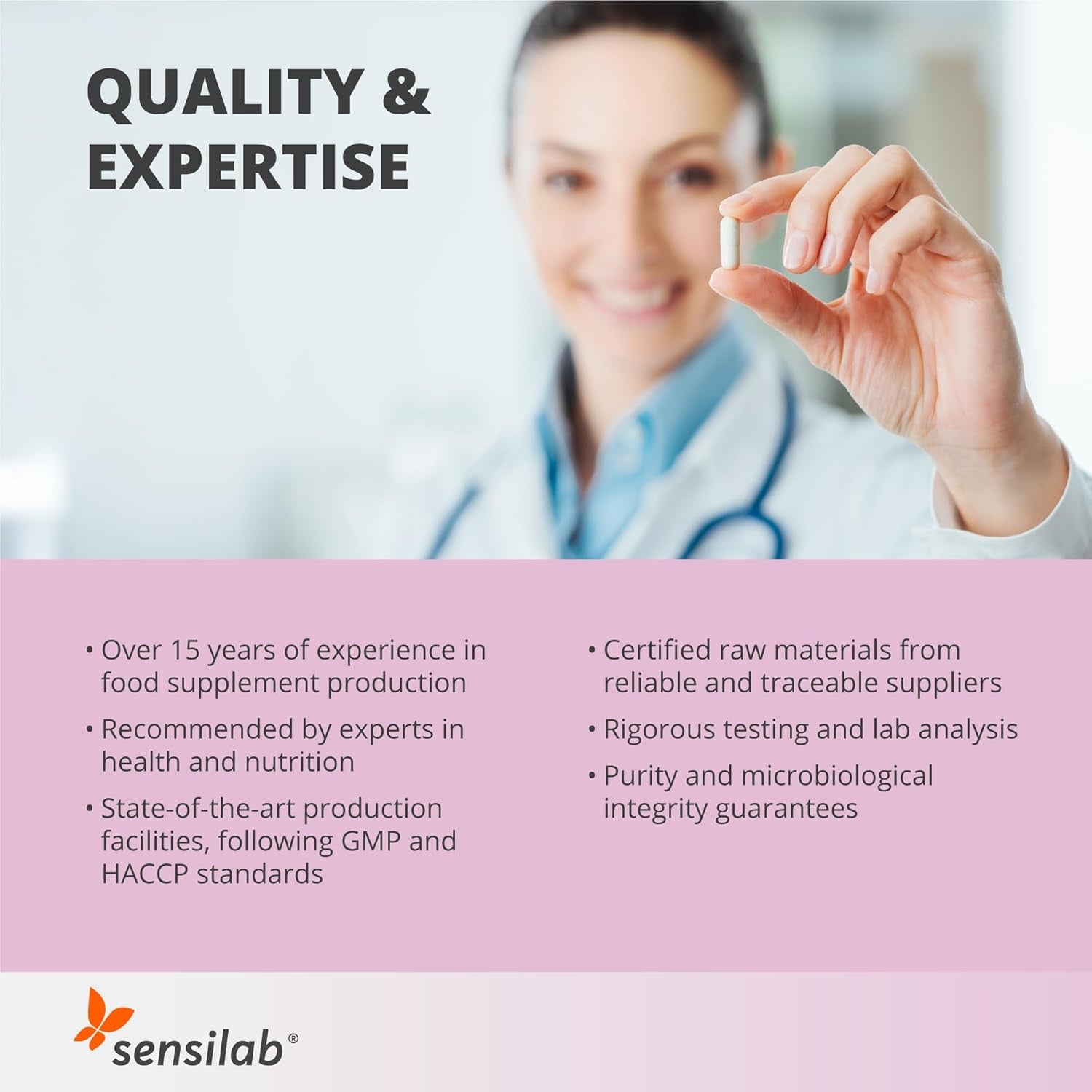 Libido Booster for Women with Liboost, Maca, Ashwagandha, Ginseng, Zinc, Biotin, Vitamin D, Vitamin B6, and Vitamin B12, 60 Capsules Libifar PRO by Sensilab