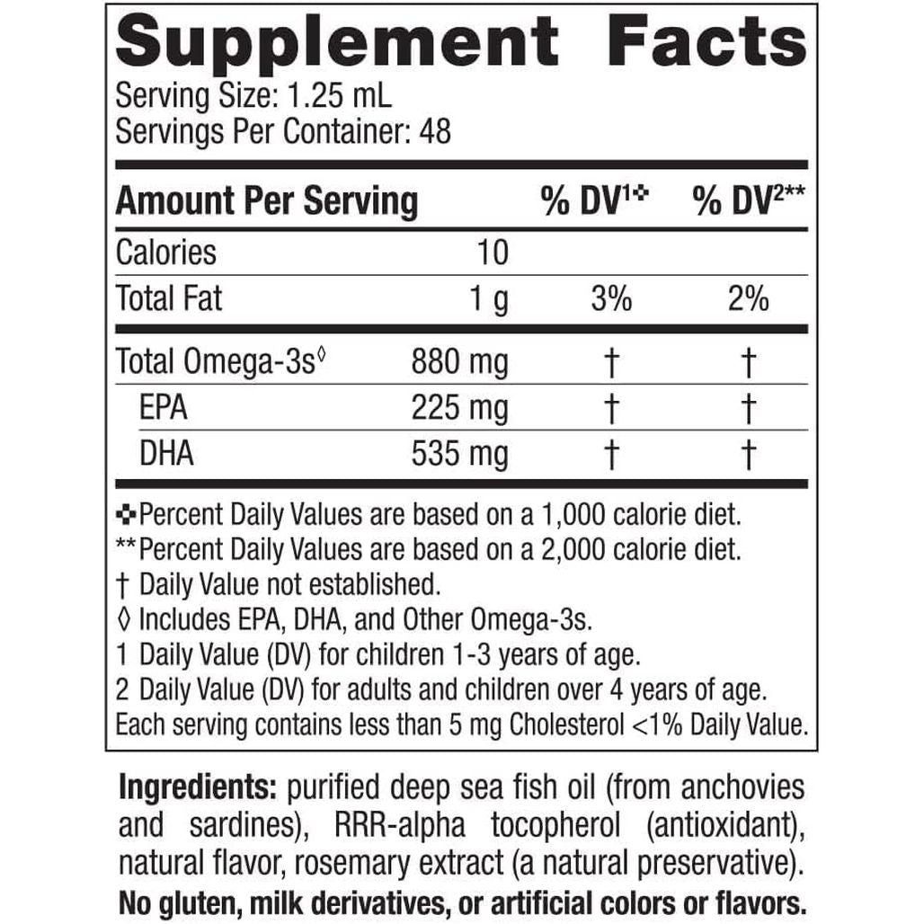 Nordic Natural Children’S DHA Xtra, Berry Punch - for Kids - 880 Mg Total Omega-3S with EPA & DHA - Cognitive & Immune Function, Learning, Social Development - Non-Gmo- 60Ml