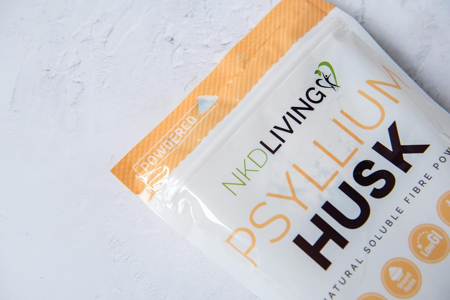 NKD Living Psyllium Husk Powder (500G) | Tested for Heavy Metals, Micro-Organisms and Pesticides (500G)