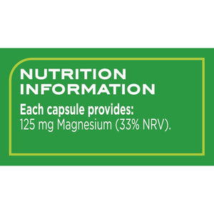 Reflex Nutrition Magnesium Bisglycinate - Magnesium Supplements for Normal Muscle Function during & after Workouts - Reduce Tiredness and Fatigue - 125Mg Magnesium Tablets High Strength (90 Capsules)