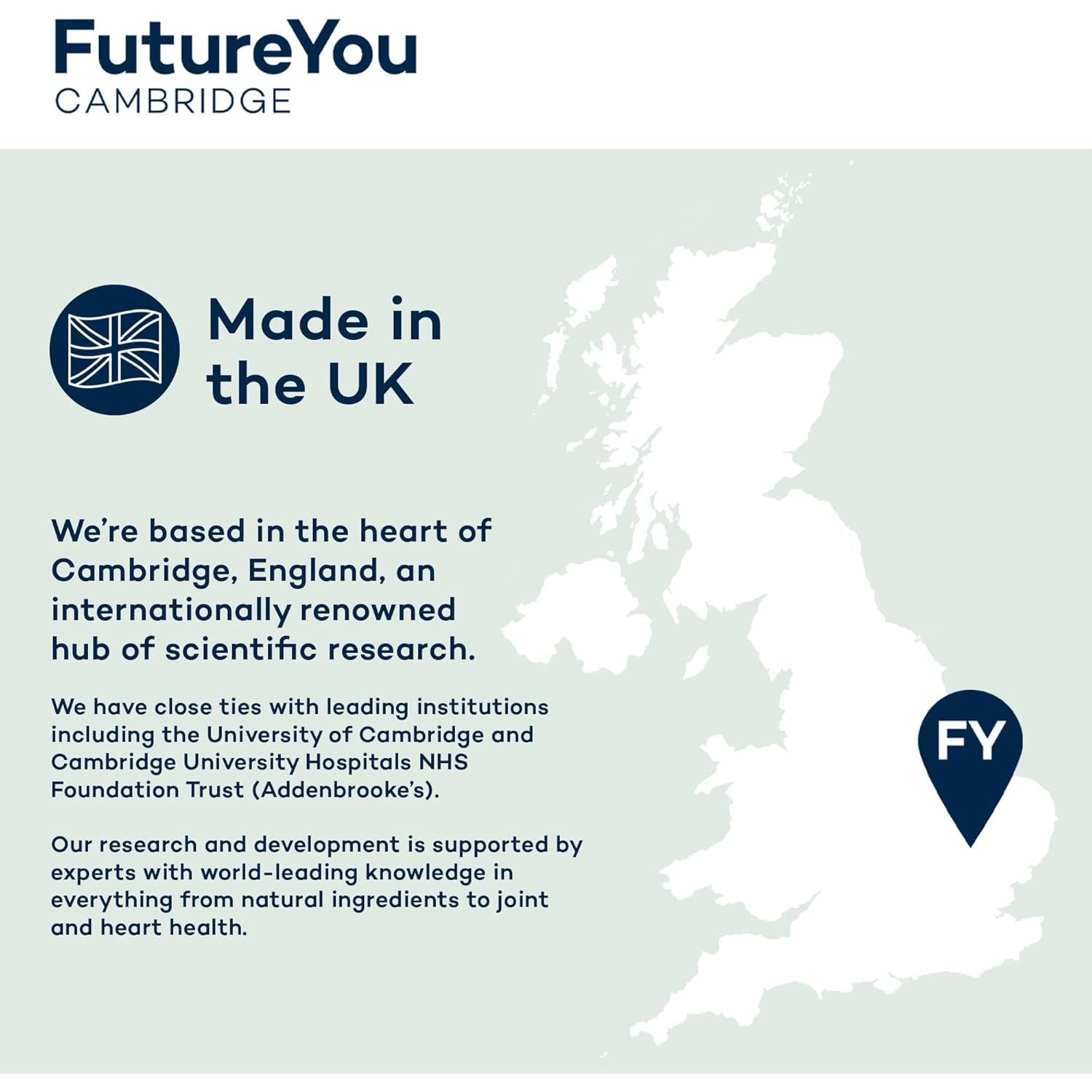 Turmeric+ Supplement – 28 Turmeric Tablets 30X More Absorbable – Curcumin Tablet Patented Meriva Formulation with Vitamins C – Turmeric Tablets for Bones, Joints & Muscles by Futureyou Cambridge