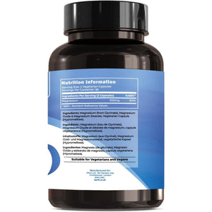Magnesium Glycinate Capsules Provide 300 Mg of Pure Elemental Magnesium per Serving 180 Vegan Caps