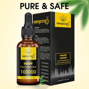Natural Oil, Premium High Strength Oil 100000Mg, 60ML Maximum Value Natural Supplement Vegan & Vegetarian Friendly