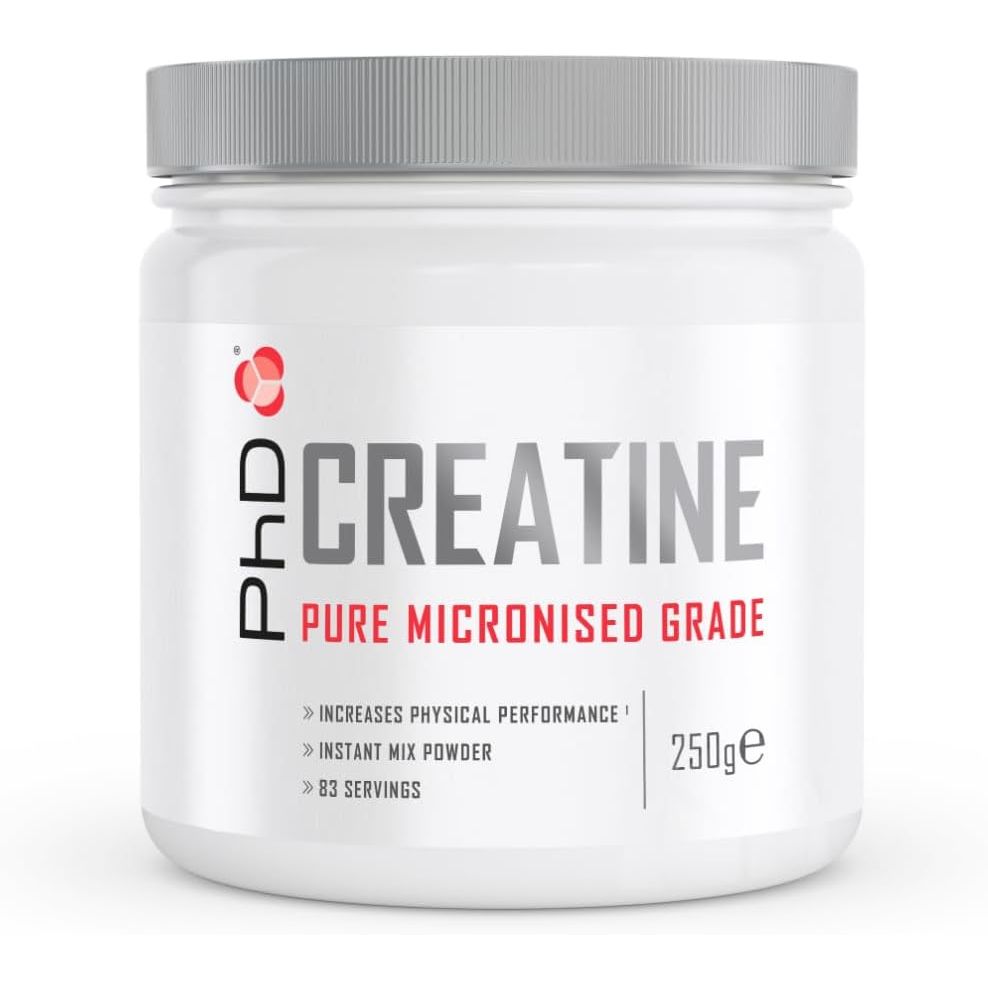 Phd Nutrition 100% Micronised Creatine Monohydrate Powder | Improved Strength and Performance during Exercise, 250G