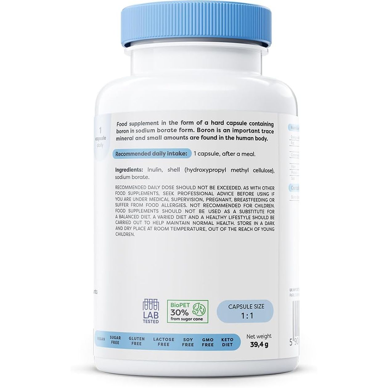 Osavi Boron 3 Mg – 120 Vegan Capsules | Essential Trace Mineral for Bone Health & Hormonal Balance | Supports Metabolism | Clean Label | Vegan–Friendly