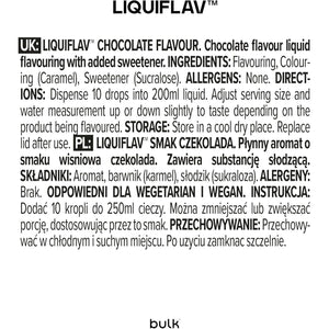 Bulk Liquiflav, Flavour Drops, Chocolate, 50 Ml, Packaging May Vary