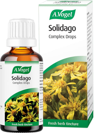A.Vogel Solidago Complex Drops | Botanical Food Supplement | Fresh Herb Tinctures of Solidago, Birch, Horsetail & Restharrow | Suitable for Vegans | 50Ml