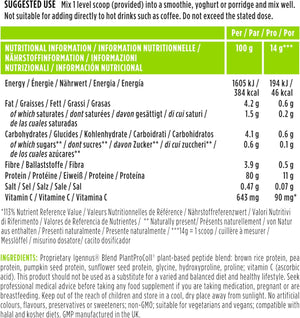 Vegan Pro-Collagen Protein Powder, Plant-Based Peptide Supplement with Glycine, 21 Amino Acids & Vitamin C, Complete Collagen Boosting Formula, Mix into Drinks or Food, 35 Servings, by Igennus