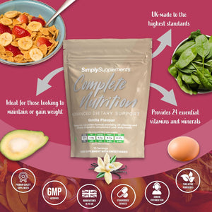 Build up Drink | Ideal for Gaining Weight | Formulated for the Elderly or Recovering from Illness | UK Manufactured (600 G (Pack of 1), Vanilla)