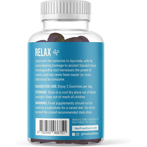 Free Soul Ashwagandha High Strength Gummies | Delicious Ashwagandha Supplement with Pure Root Powder Extract | Vegan, Gluten-Free, Non-Gmo | 60 Gummies