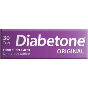 Diabetone Original Formula Supports Glicemia Control and Diabetes Management Supplement - 30 Tablets, 30-Day Supply, by Vitabiotics