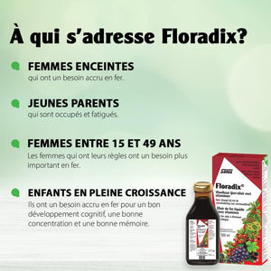 FLORADIX Floravital Iron + Herbs Liquid Formula, 500 Ml