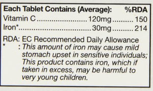 Healthaid Iron Bisglycinate - 30 Vegetarian Tablets