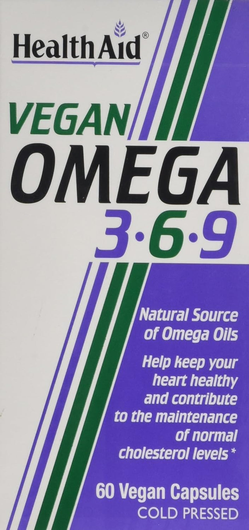 Healthaid Vegan Omega 3-6-9 Capsules - 60 Capsules