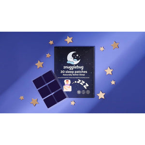 Snugglebug® Sleep Patches – 30-Day Supply | Extra Strength with Melatonin | All-Natural Sleep Aid | UK Made, Vegan, Non-Habit-Forming | No Pills, No Grogginess | Pack of 1