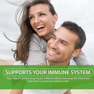 Bodygenix Virgin Olive Oil Capsules - 1000Mg Omega 3,6 Antioxidant Formula Heart Bone Health Weight Management Support Natural Supplement - 120 Caps 4 Month Supply