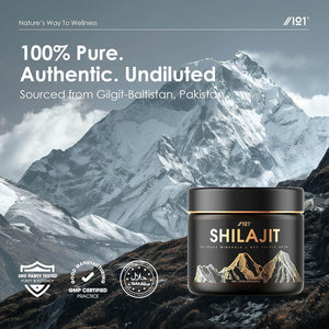 Himalayan Shilajit Resin 30G – Gold Grade 100% Pure Gilgit-Baltistan Source – Rich in 80% Fulvic & Humic Acid, Minerals – by Alpha01