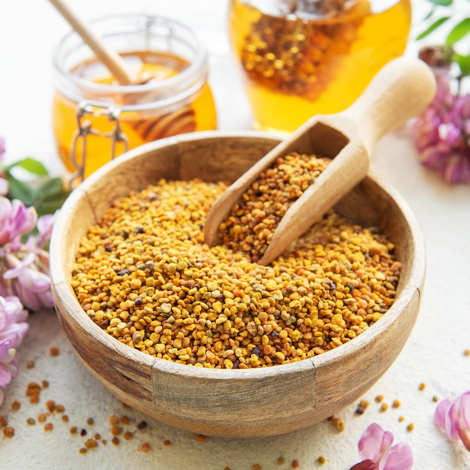 Nutriseed Bee Pollen 100G - Nutrient Rich Complete Superfood with Vitamins, Minerals, Amino Acids & Fatty Acids, Rich in Protein & Antioxidants, 100% Natural, Gluten-Free, Sourced from Spain
