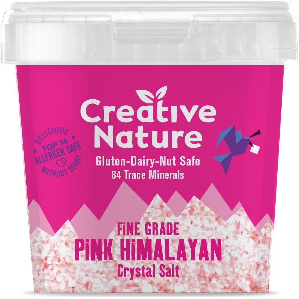Creative Nature Himalayan Fine Salt 300G | Pink Himalayan Crystal Salt | Sea Salt | Ideal for Cooking | Table Salt | Organic Rock Salt | Rich in Essential Minerals