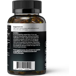 Black Seed Oil Capsule 1000Mg, Cold Pressed 20Mg Thymoquinone, High Strength Black Cumin Seed Oil for Blood Sugar and Cholesterol - Natural Anti-Inflammatory Antioxidant (4 Month Supply)–120 Softgels