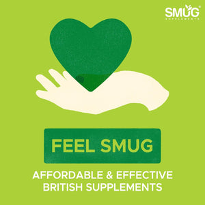 Magnesium Glycinate Complex British Made 5-In-1 by SMUG Supplements - 60 Capsules - Advanced Blend Combining Magnesium Glycinate, Citrate and Malate. with Added Vitamin B6 and Zinc.