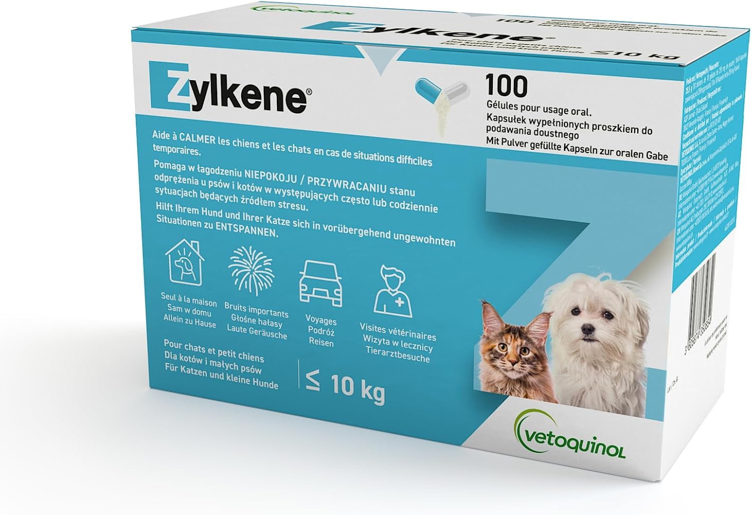 Zylkene 75 Mg - 100 Capsules (Cats & Small Dogs)