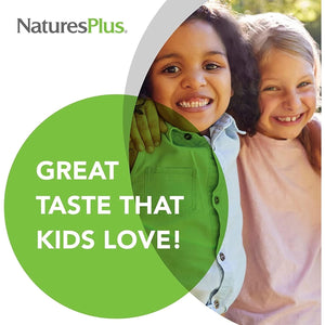 Naturesplus Animal Parade Children’S Multivitamin Assorted Flavours - Plant Based, Vegan Chewable Multivitamin for Kids - Gluten Free - 90 Animal Shaped Tablets