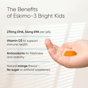 Eskimo-3 Bright Kids Fish Oil by Metagenics - Jelly Splats, 27 Servings