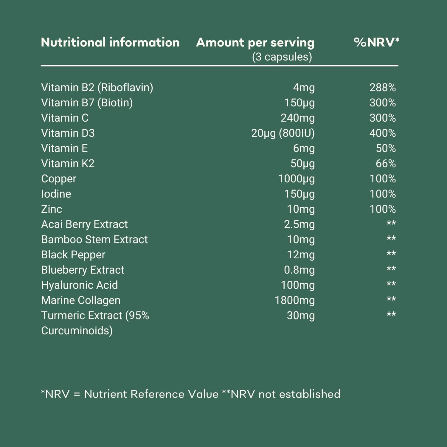 Ultimate Collagen Capsules Complex - High Strength 2500Mg Supplement - 16 Nutrients for Healthy Joints Skin Hair - Hydrolysed Marine Collagen Peptides - Collagen Powder & Tablet Alternative